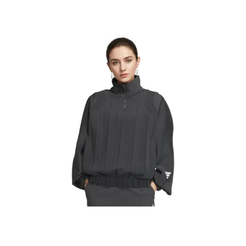Adidas Толстовка Женская Углерод Черный