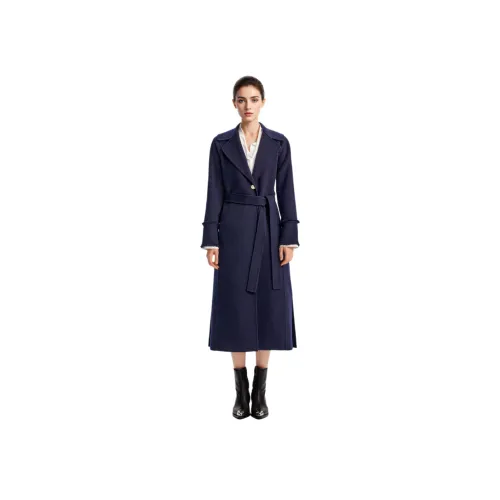 Пальто KARL LAGERFELD Женское Синее