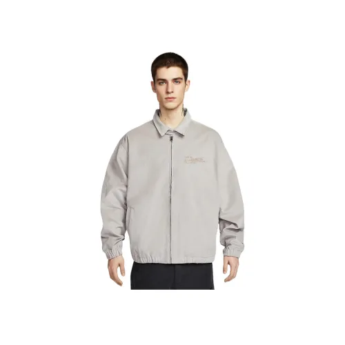Nike AS M Harrington JKT Шнур OP Куртки Пальто Мужской Светло-Серый