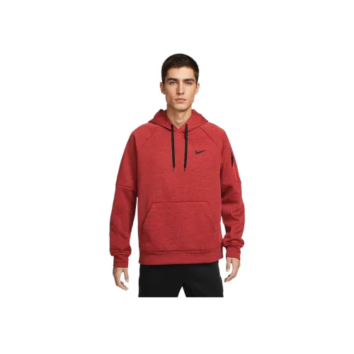 Nike Therma Fit Толстовка Мужской Team Red Цвет Adjustment University Red Black
