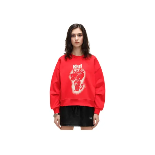 Свитшот Karl Lagerfeld женский красный