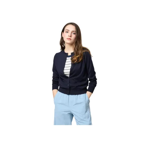 UNIQLO Трикотаж Женский Темно-Синий