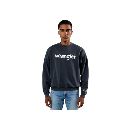 Wrangler Выстиранный Черный Мужские Толстовки