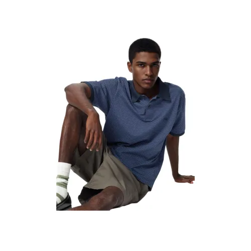 UNIQLO x JW Anderson SS25 Поло Унисекс Синий