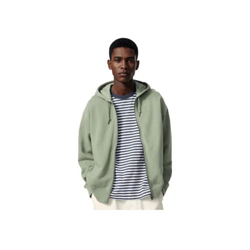UNIQLO Зеленый Унисекс Свитшоты