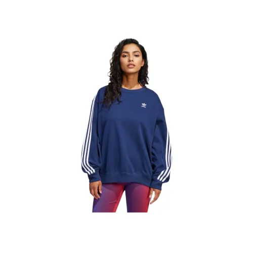 Adidas Originals FW24 Свитшот Женский Темный Индиго