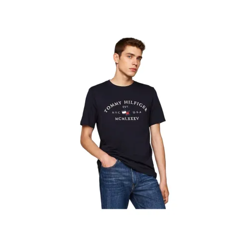 Tommy Hilfiger Рубашка Мужская Темно-синяя