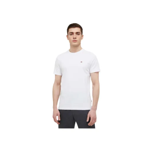 NAPAPIJRI Белая Мужская T-Рубашка