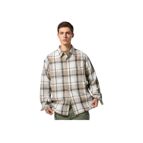 UNIQLO Рубашка Unisex Light Бежевый