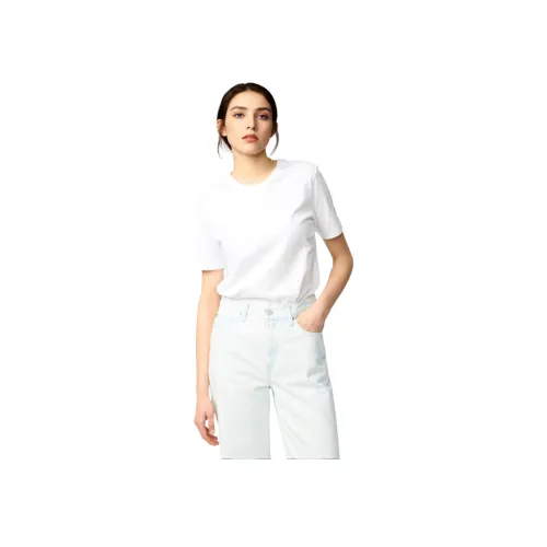 UNIQLO Белые Женские Футболки