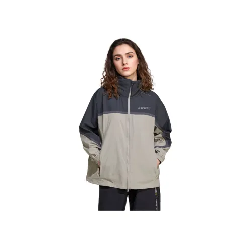 Adidas Угольно-черный/Свет Кунжут Тауповый Женские Ветровки