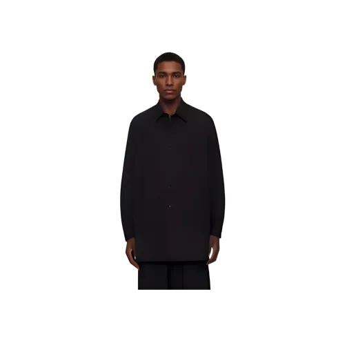 Yohji Yamamoto Рубашка Мужская Черная