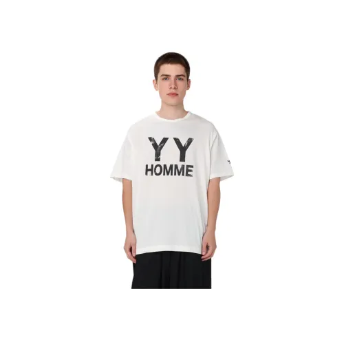 Yohji Yamamoto T-Shirt Мужской Белый
