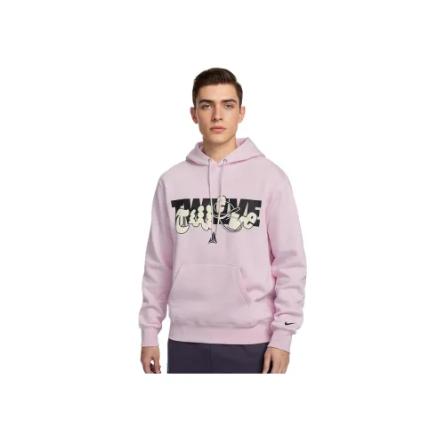 Nike Club Fleece Свитшот Мужской Розовый Цвет Пена Черный