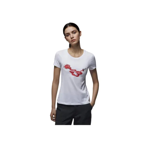 Джордан Белый Женские T-рубашки