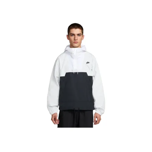 Nike ClubSportswear Куртка Мужская Фотонная Пыль Черный Белый Черный