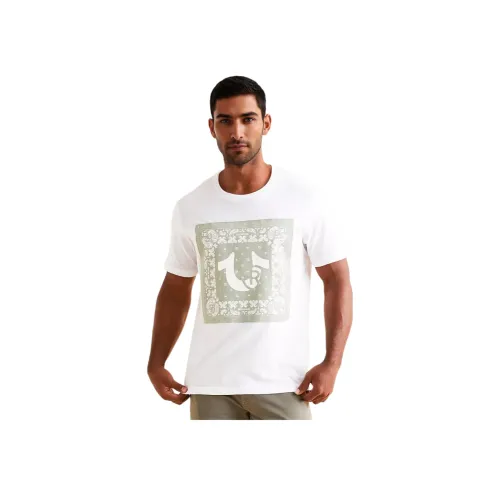 TRUE RELIGION T Рубашка Мужская Белая