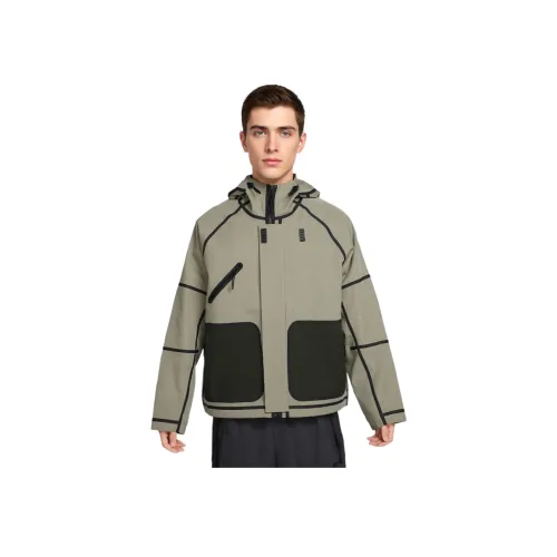 Nike Куртка Мужская Светло-Армейский Зеленый Черный