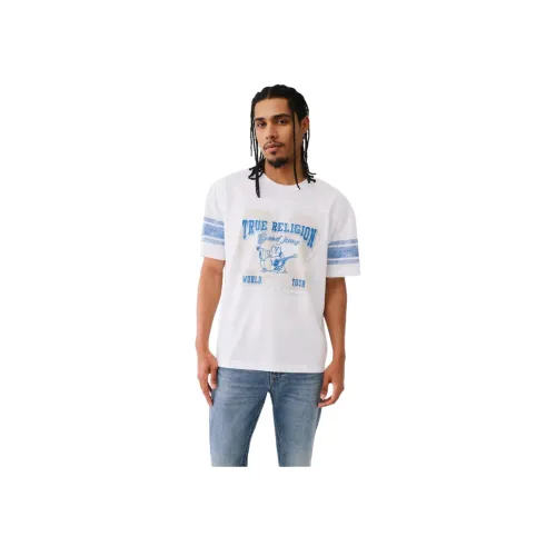 TRUE RELIGION T Рубашка Мужская Белая