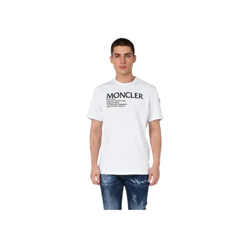 MONCLER Белая Мужская T-рубашка