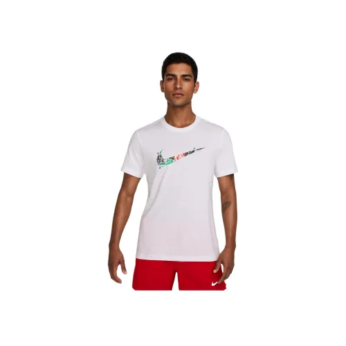nike Dri Fit T-Shirt Мужской Белый