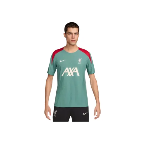 Nike LiverpoolDri Форма ADV Футбол Джерси Мужской Зеленый