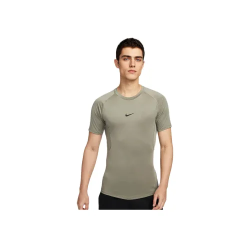 Nike Dri Fit T-Shirt Мужской Светло-Армейский Зеленый Черный