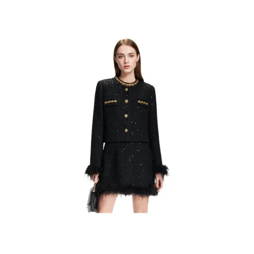 KARL LAGERFELD SS25 Куртки и Пальто Женские Черный