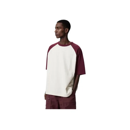 UNIQLO Темно-красная унисекс футболка