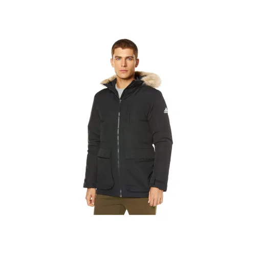 Adidas PARKA Пальто Японская версия Мужское Черное