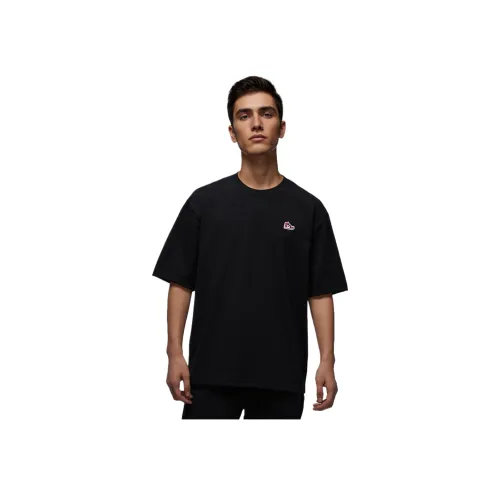 JORDAN BRAND T-Shirt Мужской Черный Campus Красный