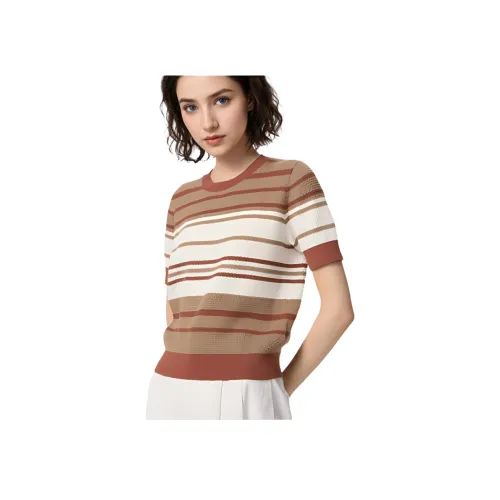 UNIQLO Comptoir des Cotonniers Collaboration Апельсиновые Женские Рубашки T