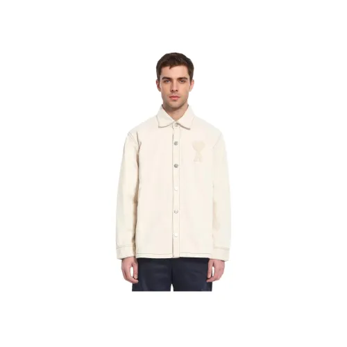 AMIPARIS Бежевые Мужские Рубашки
