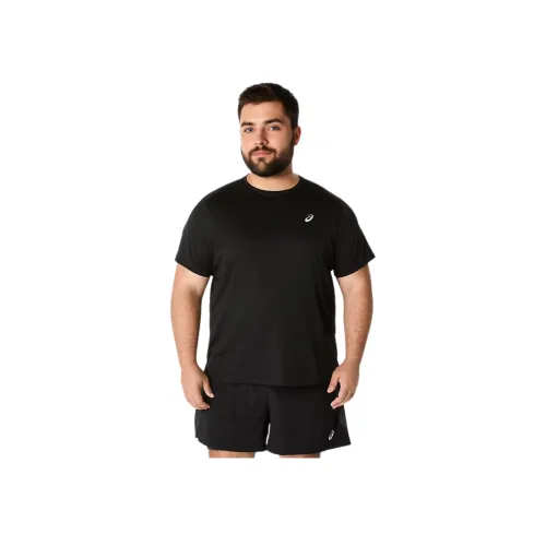 ASICS Бег Т-Рубашка Мужская Черная