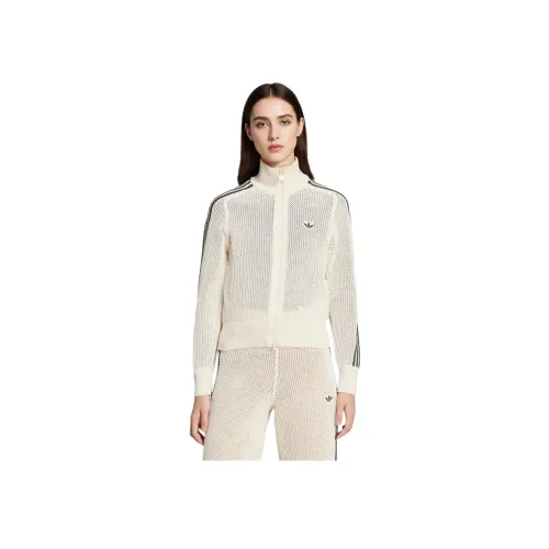 Adidas Originals Clover Series Outfit Куртки и Пальто Женские Чудесный Белый