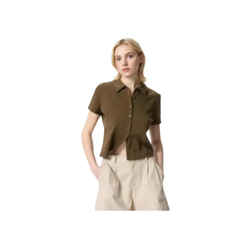 UNIQLO Поло Женское Умбра