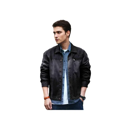 GELANLU Весна Denim Куртка Мужская