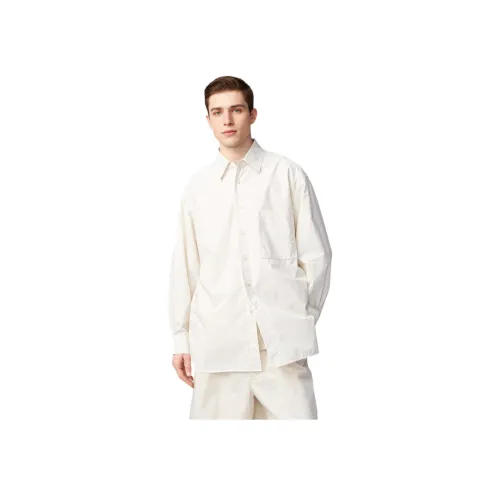 Uniqlo U Collection Белые Мужские Рубашки