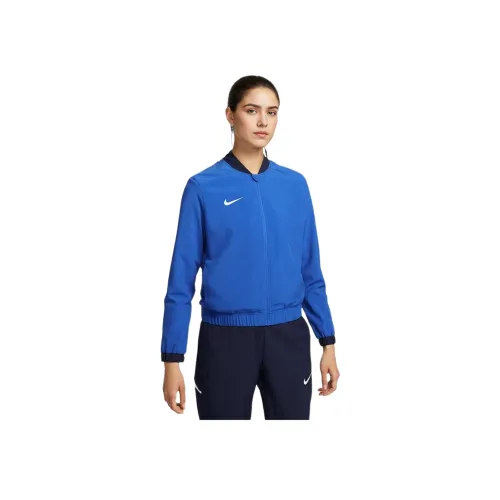nike Dri Fit Куртка Женская Королевский Синий