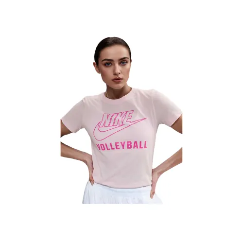 nike Swoosh Стандартная T-рубашка Женская Розовая