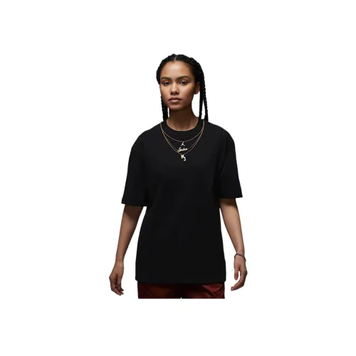 Jordan Черные Женские T-рубашки