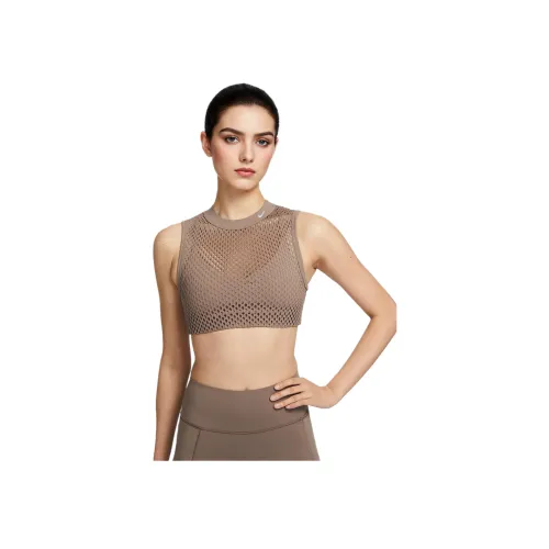 Nike IndyDri Спортивное белье для женщин крой норково-коричневый белый