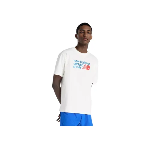 New Balance совместная футболка T Мужская Белая
