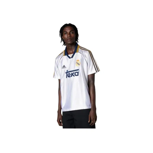 Adidas Real Madrid SS25 Футбол Джерси Мужской Белый