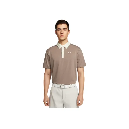 Nike Dri Fit Golf Одежда Мужская Норковая Коричневая Светлая Айвори Белая Светлая Айвори Белая