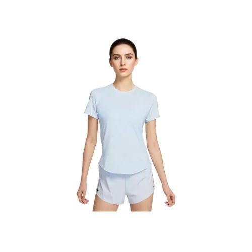 Nike Dri Fit SS25 Стандартная T-рубашка Женская Синяя
