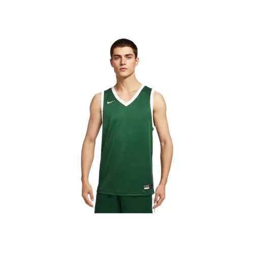 nike Dri Fit Crossover Stock Баскетбольная Джерси Мужская Зеленая