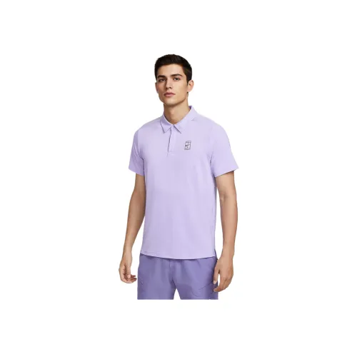 Nike Court AdvantageDri Форма Поло Мужской Мягкий Фиолетовый