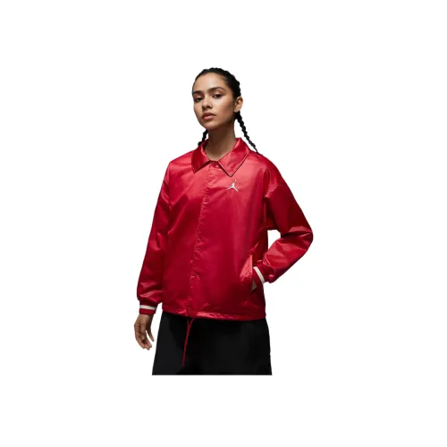 Джордан Куртка Женская Campus Красная Sail Белая