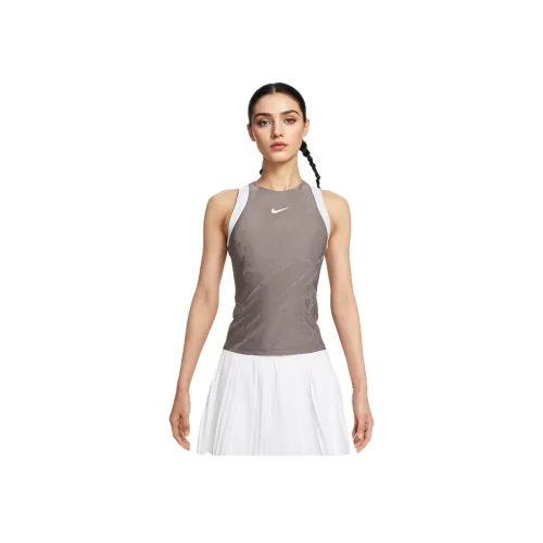 Nike Slam DRI FIT SS25 Спортивные жилеты Женские CAVE Камень Футбольный Серый Белый